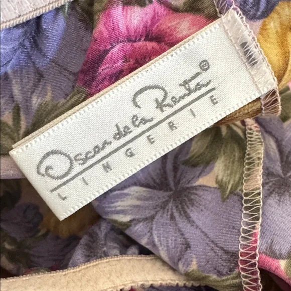 Vintage Oscar de la Renta Panties Size 7 Floral and Lace Union Made USA - Picture 7 of 9